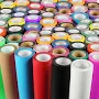 High quality textiles custom htv vinyl rolls pu heat transfer vinyl designs logo for clothing t shirts iron on 20“x82FT / High Light Silver
