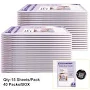 Printable Heat Transfer Vinyl - Matte White (40 Packs)