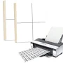 Multi-Purpose Printable White Matte Sticker Labels A4 20sheets for Laser/Inkjet Printers Self