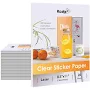 【Bulk Prices】Koala Waterproof Printable Clear Sticker Paper for Laser Printers 8.5x11 inches 200/720 Sheets 200 / Clear
