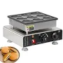 Wholesale Commercial pancake maker 9pcs 3in dorayaki baker Electric poffertjes grill Non-stick tainless teel Temp & time control household waffle