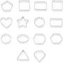 Way to Celebrate Metal Shaped Cookie Cutters