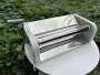 Professional manual dough sheeter machine with 19.7 inches (50 cm) rollers, kitchen appliances, baking tools, bakery equipment, gift chef.