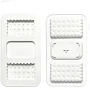LAIFUCAM 3D Cookie Biscuit Silicone Mold Sandwich Shape Cake Decorating Pan Set of 2