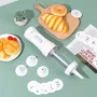 Electric Cookie Press Diy Cookies Maker Set With 12 Cookie Discs And 4