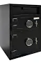 Southeastern f2820ee Double Door Drop Slot Safe For Business electronic lock