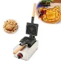 Commercial Propane Bear Waffle Maker Machine | Gas Rotating Pancake Baker