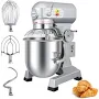 Leevot 30Qt. Planetary Floor Mixer - Precision Timing, 1250W Power, Heavy Duty Electric Stand Mixer with Guard & Standard Accessories