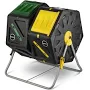 DF Omer USA, Inc. Miracle-Gro Dual Chamber Tumbling Composter DC270MG