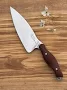 "Cookie" Camp & Chef - 6" Chef Knife Satin Blade & Customized Handle
