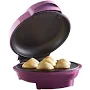 1000 W Lavender Electric 7-Hole Nonstick Mini Cupcake Maker