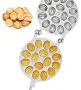 PetriStor Walnut Cookie Mold pastry oreshnitsa Maker 16 wells griddle nuts mini by PetriStor