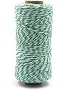 2MM Green & White Baker's Twine