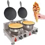 ALDKitchen Commercial Double Waffle Cone Maker