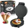 Electric Crispy Egg Roll Maker Omelet Ice Cream Cone Machine Iron Crepe Baking Pan Household