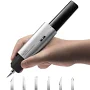 Wireless Ultrasonic Cutter 40 Vibrations & 40 Automatic Power Adjustment, Replaceable Battery, Turbo Cooling, 2 Cutting Modes Suitable for 3D Printing