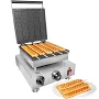 AP-515 Waffle Stick Maker | 5 Flat Waffles | Checkered Pattern | Nonstick