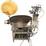 Wholesale Commercial emi-automatic pancake machine Commercial vertical automatic rotating pancake machine emi-automatic manual feeding temperature