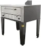 Peerless CW43BSC - Bake Gas Deck Ovens with Three 7" High Decks and 42"W x 32"D Steel Deck Interior