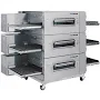 Lincoln 3240-3N Triple Stack Natural Gas Conveyor Oven w/ Digital Controls, Floor Model, Glass Windows