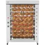 Rotisol USA FB1400-8E-SS 54 Inch Electric Rotisserie Oven Floor Model with Spits | Stainless Steel | Commercial Restaurant Supply