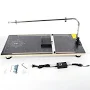 Eqcotwea Hot-wire Form Cutter 38*78cm Sponge/EPE/Ribbon/KT Board Cutting Machine Vertical Type Black, Size: 380