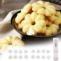 Electric Cookie Press Set Biscuit Cookie Maker Kit Electric Cookie Decorating Tool Cookie Maker Kit for Baking DIY Cookie Maker Kit with 12 Discs and