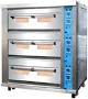 American Baking Systems ABSGDO-803T Three-Deck Two-Pan Gas Deck Oven
