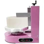 200W Automatic Cake Decorating Machine, 4-12 inch Birthday Cake Cream Spreading Machine Cream Smooth Coating Decoration Adjustable Speed w/LCD Display