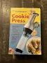Toastmaster Cookie Press Electric with Cookie Discs Decorator Tips Stainless NIB