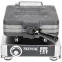 Sephra 14055-A Plus Cast Iron Press-Style Commercial Waffle Maker with Ice Cream Cone Plates - 120V, 1,780W
