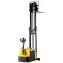 Apollolift 118 inch High Lift Counterbalanced Full Electric Stacker 1200lb Powered Walkie Stacker