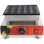 Commercial Electric 25 Pcs Mini Dutch Pancakes Poffertjes Dorayaki Machine Muffin Non-Stick Iron Plate LIANQIAN