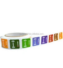 Iso14443a Custom Print Nfc Paper Sticker Waterproof Rfid Label Adhesive Smart Hf Near Field Communication Tag