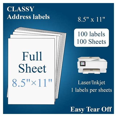 Sticker Paper, Full Sheet Shippin…