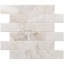 Daltile Daphne White Natural Stone Peel and Stick Mosaic Tile