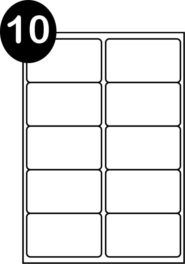Double Dragon A4 Self Adhesive Printer Labels