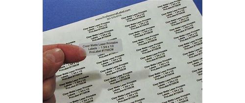 Clear Matte Printable Labels 50 S…