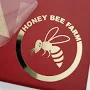 Wholesale Rfid Uhf Metal Label custom elf Adhesive Metal Letters Label ticker Painted Gold Color Foil ticker Maker Private Logo Label private Metal