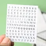 Metal Letter Sticker