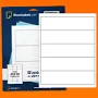 8" x 2" Removable White Gloss Labels