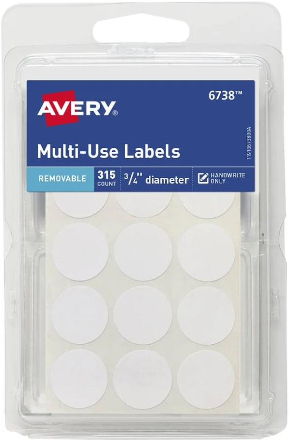 Avery Multiuse Round Labels