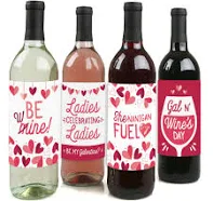 Big Dot of Happiness Happy Galentine's Day Valentine's Day Party Decorations for Women and Men