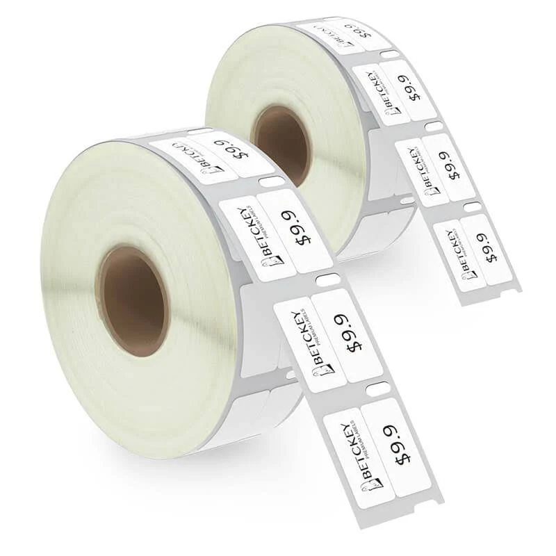 BETCKEY Compatible Dymo 30333 Extra Small 2-Up Multipurpose Labels