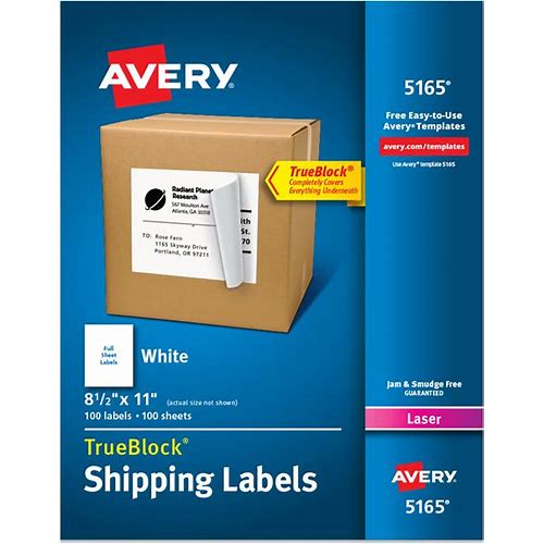 Avery Full-Sheet Printable Shippin…