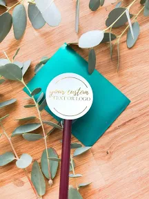 Gold Foil White Stickers | Wedding Favor Stickers | Gold Foil Custom Stickers | Gold Foil Stickers | Gold foil wedding sticker