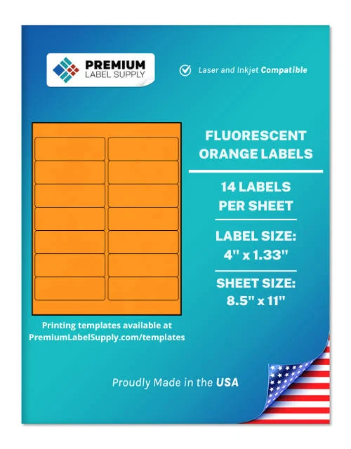 Labels 4′′ x 1.33′′