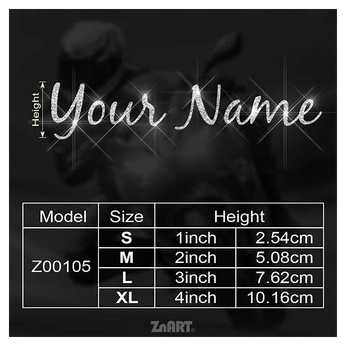 Shiny Vinyl Name Sticker Custom …