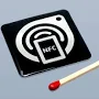 Pre-Printed NFC Bubble Sticker - ST25TN01K - 38 x 38 mm Square - NFC Tag