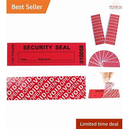 100Pcs Tamper Evident Security …